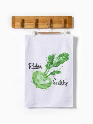 Полотенце Доляна Radish, 40x60±3 см, 100% п/э, микрофибра