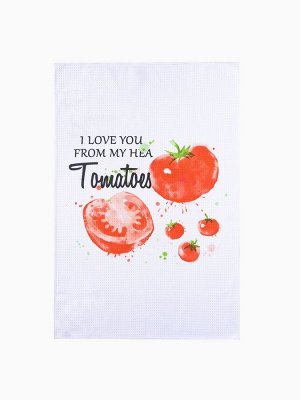 Полотенце Доляна Tomato, 40x60±3 см, 100% п/э, микрофибра