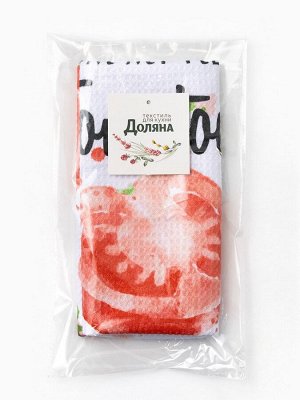 Полотенце Доляна Tomato, 40x60±3 см, 100% п/э, микрофибра
