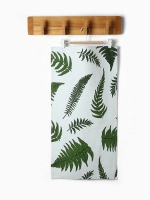 Кухонное полотенце «Этель. Папоротник», 40x70 см, репс 220 г/м², 100% хлопок