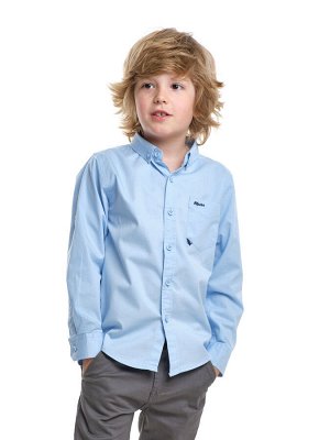 Нарядная рубашка для мальчика Hipster (98-122см) 33-G2508-3(2) голубой