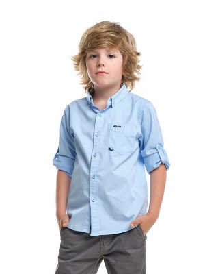 Нарядная рубашка для мальчика Hipster (98-122см) 33-G2508-3(2) голубой