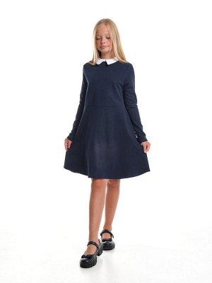 Платье для девочки в школу (128-146см) 22-7400-1(3) синий