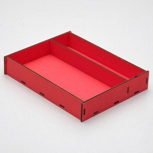 Ящик-коробка «Макарунас», французский розовый, 25,5 х 20 х 4,5 см