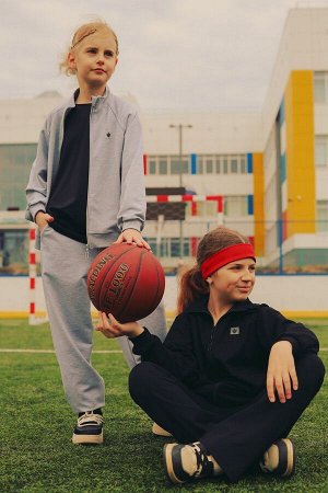 Олимпийка Спорт серый-меланж