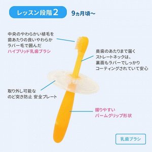 PIGEON Toothbrush Set - удобный набор детских зубных щеток для разного возраста