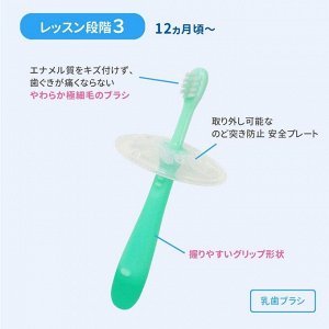 PIGEON Toothbrush Set - удобный набор детских зубных щеток для разного возраста
