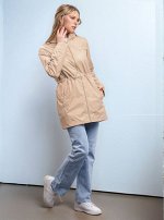 Плащ-ветровка женская &quot;SALE25-3&quot; бежевый