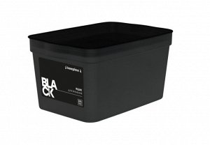 "Keeplex" Ящик для хранения "Black" с крышкой 2,3л, 21,1х14,1х11см, цв.черный
