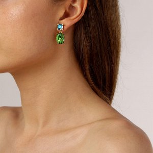 ANTONIA SG AQUA/GREEN серьги 420093