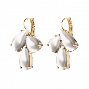 AUBIN серьги white pearl/gold 361059