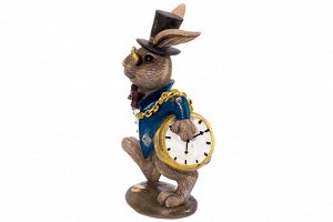 Декоративная фигурка "Кролик в пенсне", 14 см