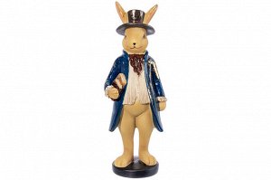 Декоративная фигурка "Кролик в шляпе" 7,5x6x20,5 см