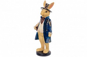 Декоративная фигурка "Кролик в шляпе" 7,5x6x20,5 см