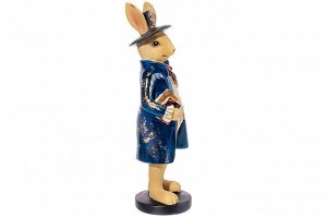 Декоративная фигурка "Кролик в шляпе" 7,5x6x20,5 см