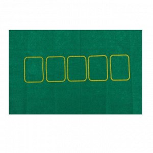 Покер, набор для игры (карты 2 колоды, фишки 120 шт.), с номиналом, 57 х 40 см