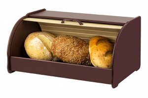 Хлебница бежево-коричневая 38,5x27,5x19,5 см (модель 014)