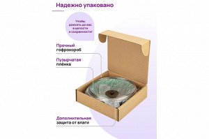 Глубокая сковорода 18 см с крышкой ГАРМОНИЯ ВКУСА "Изумруд", диаметр 18 см, размеры 38,5*19*10 см