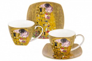 Чайный набор 4 пр. 250 мл, 11,5*9*7,5 см "Поцелуй", NEW BONE CHINA