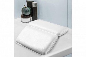 Подушка для ванны с присосками, 36,5x27,5x5 см, белая