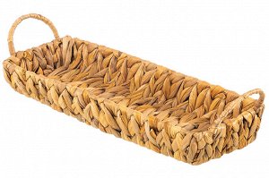 Плетеная корзина с ручками 42x14x10 см