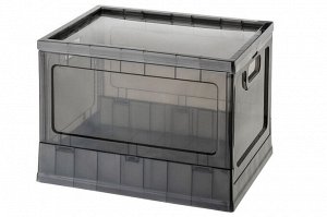 Складной ящик на колесах с крышкой 43,5x33,5x31,8 см (графит)
