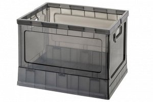 Складной ящик на колесах без крышки 43,5x33,5x31,2 см (графит)