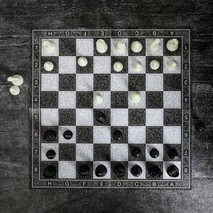 Набор "Власть и сила", фляжка 210 мл, шахматы