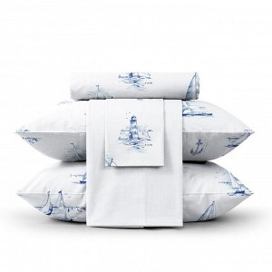 Постельное белье. Цвет: Regatta blue