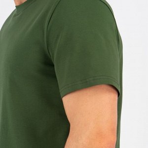 Футболка Хаки
Футболка мужская с круглым вырезом горловины.
Материал:
Cotton - материал из натуральных волокон, который удобен в носке, быстро впитывает и отводит от тела влагу, хорошо пропускает возд