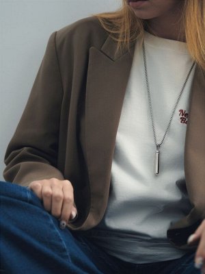 Кулон на цепочке «Тайник», открывающийся, цвет чернёное серебро, 70 см