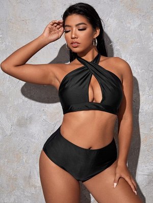 Женский раздельный купальник Plus Size