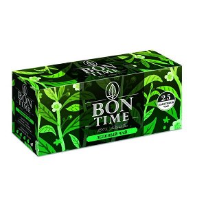 «Bontime», чай зелёный, 25 пакетиков, 50 г