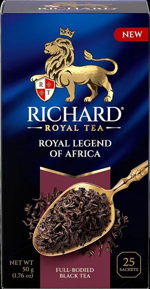 Чай Richard Royal Legend of Africa 2*25пак  сашет черный