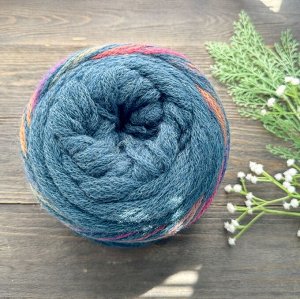 Пряжа Fashion Jacquard Мериносовая шерсть 90%, нейлон 10%, 300 гр/750 м