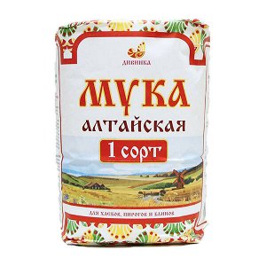 Мука пшеничная хлебопекарная Алтайская 1сорт 2кг