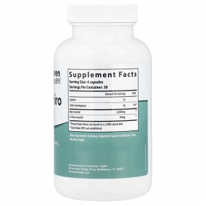 Fairhaven Health, мио-инозитол и D-хиро-инозитол, 120 капсул