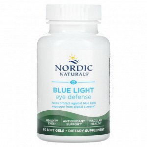 Nordic Naturals, средство для защиты глаз от синего излучения, 60 капсул