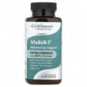 LifeSeasons, Therapeutics, Visibili-T® с формулой AREDS 2, повышенная сила действия, 90 растительных капсул
