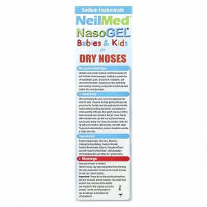 NeilMed, Babies & Kids, назогель от сухости в носу, 28,4 г (1 унция)