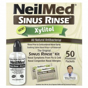 NeilMed, Sinus Rinse, ксилитол, набор для промывания носовых пазух, 2 предмета