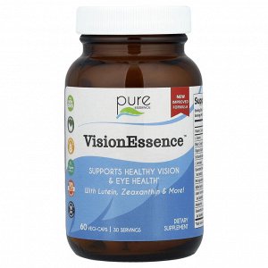 Pure Essence, VisionEssence, 60 растительных капсул
