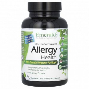 Emerald Laboratories, Allergy Health, средство от аллергии, 90 растительных капсул
