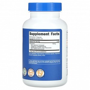 Nutricost, Ресвератрол, 120 капсул (350 мг на капсулу)
