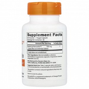 Doctor's Best, физетин с Novusetin, 100 мг, 30 вегетарианских капсул