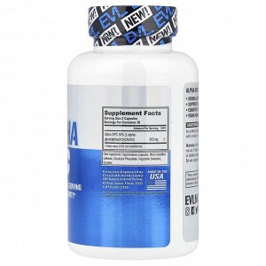 EVLution Nutrition, альфа-ГФХ, 60 растительных капсул (300 мг в 1 капсуле)