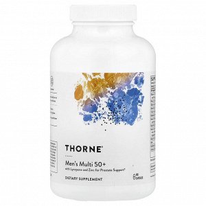 Thorne, мультивитамины для мужчин старше 50 лет, 180 капсул