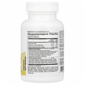 Super Nutrition, поддержка простаты с запатентованной смесью, сереноя, корень крапивы и оксид цинка, 90 растительных капсул