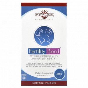 Daily Wellness Company, Fertility Blend® для мужчин, 60 растительных капсул