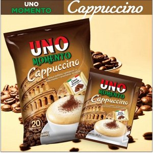 Кофе Uno Momento CAPPUCCINO растворимый с шоколадной крошкой (25,5 гр.*20шт.)